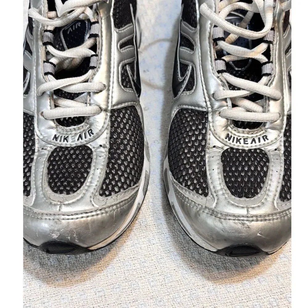 Vintage 2004 Nike Air Defuse Black Metallic Silver Men’s 10